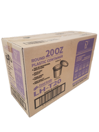 20 oz Heavy-Duty PP Deli Containers with Lids – 240 Sets
